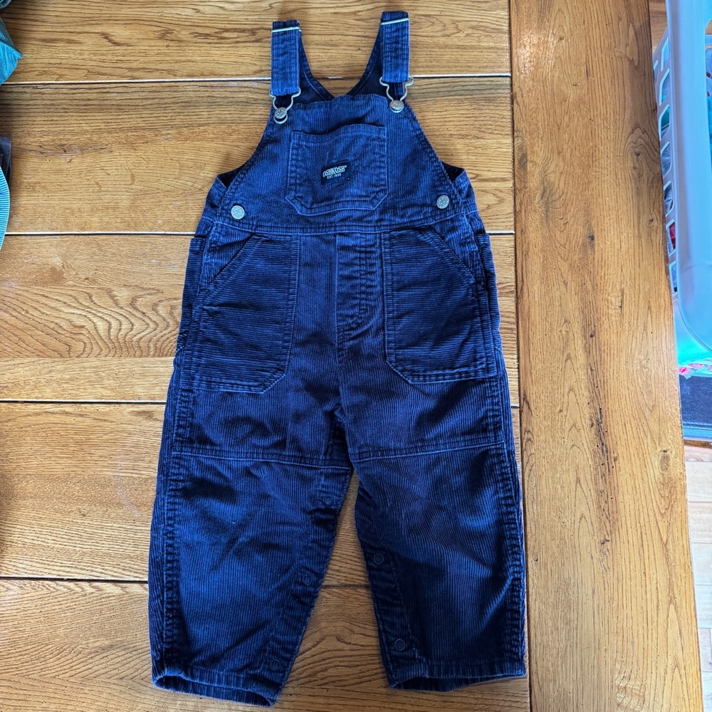 Oshkosh Navy Corduroy Overalls